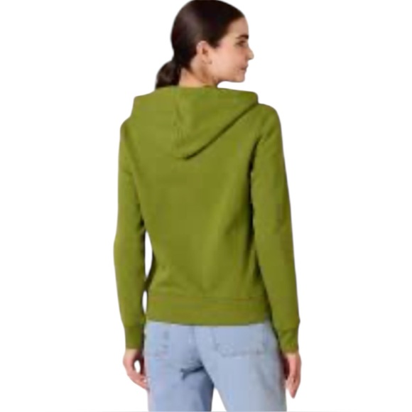 Amazon Essentials Classic-Fit Long-Sleeve open V-neck Fleece Hooded Sweatshirt - Picture 4 of 9